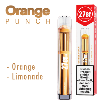 27er Original Vapes 800 Orange Punch 