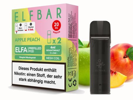 ELFBAR ELFA Pod Apple Peach 