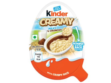 Kinderschokolade - Kinder Creamymilky & crunchy - 19g 