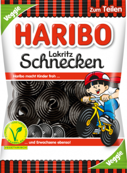 Haribo Lakritz Schnecken 200 g 