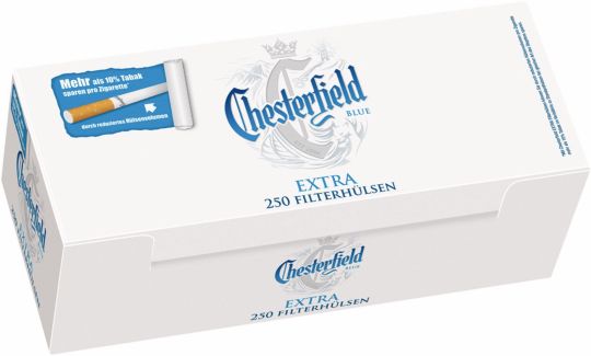 Chesterfield Extra Blue Hülsen 