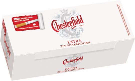 Chesterfield Extra Red Hülsen 