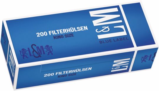 L&M Filterhülsen Blue Label 