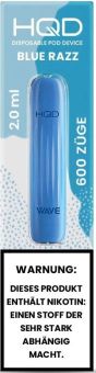 HQD Wave / Surv 600 Blue Razz "Blurry Berry" 